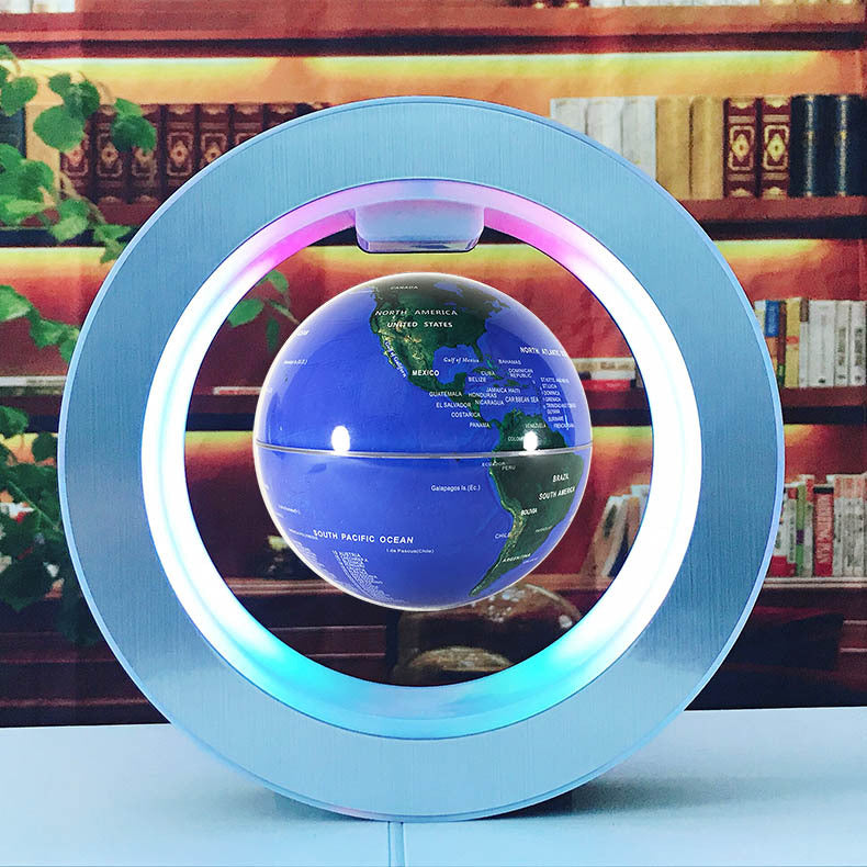 Globo Flotante con Mapa Mundial LED